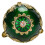 Fabergé-Stil Ei Spieluhr Schmuckkästchen mit Feenfigur 12,5 cm grün 5