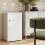 Homcom (White) HOMCOM 85L Freestanding Under Counter Fridge with Chiller Box 6