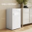Homcom (White) HOMCOM 85L Freestanding Under Counter Fridge with Chiller Box 4