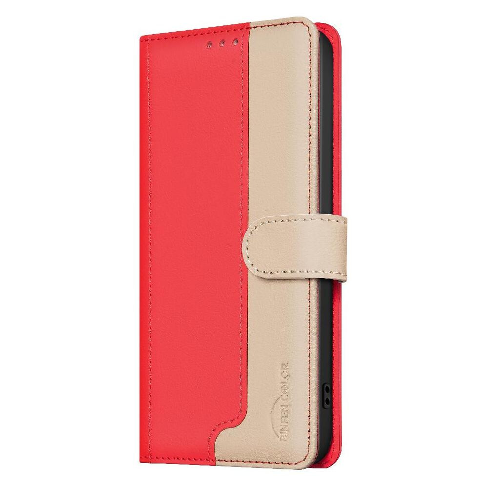 (Red) Flip Case For Samsung Galaxy A16 4G/5G Flip Folio Kickstand Card Slots Holder Rfid Blocking Shockproof Tpu Inner Shell Red 764544198790