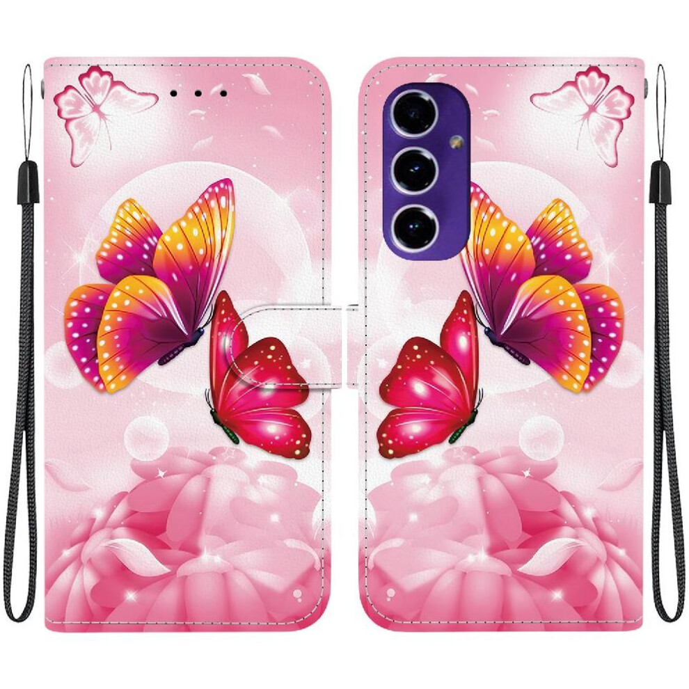 (C2) Compatible With Samsung Galaxy A16 5G Case Card Slot Kickstand Pu Leather Pattern Cover Card Slots 764544201742