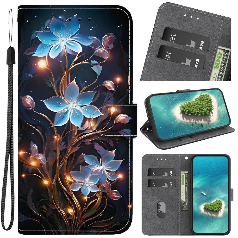 (C7 ) Compatible With Samsung Galaxy A16 5G Case Card Slot Kickstand Pu Leather Pattern Cover Card Slots 764544201797