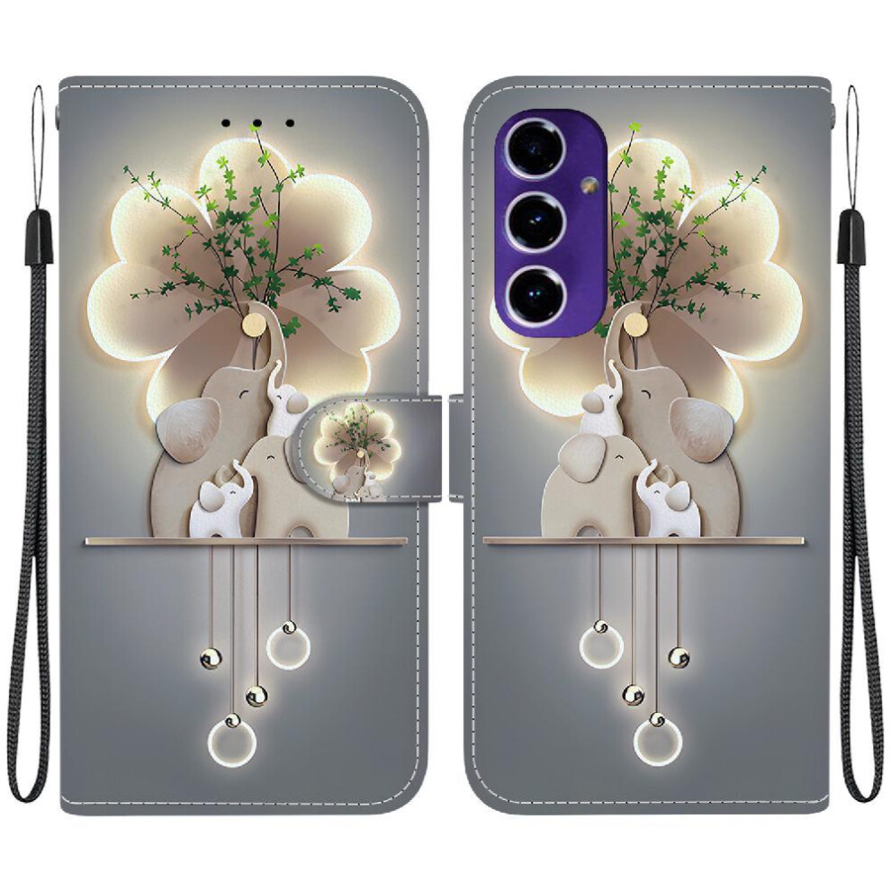 (C5 ) Flip Case For Samsung Galaxy A16 5G Card Slot Kickstand Pu Leather Pattern Cover Card Slots Wallet 764544202046