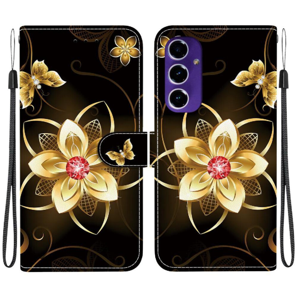 (C6) Flip Case For Samsung Galaxy A16 5G Card Slot Kickstand Pu Leather Pattern Cover Card Slots Wallet 764544202053