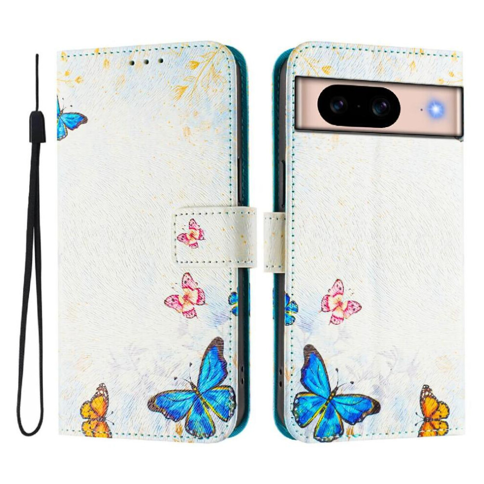(Ohter) Compatible With Google Pixel 8A Case Pattern Flip Cover With Credit Slot Pu Leather Wallet 764544202466