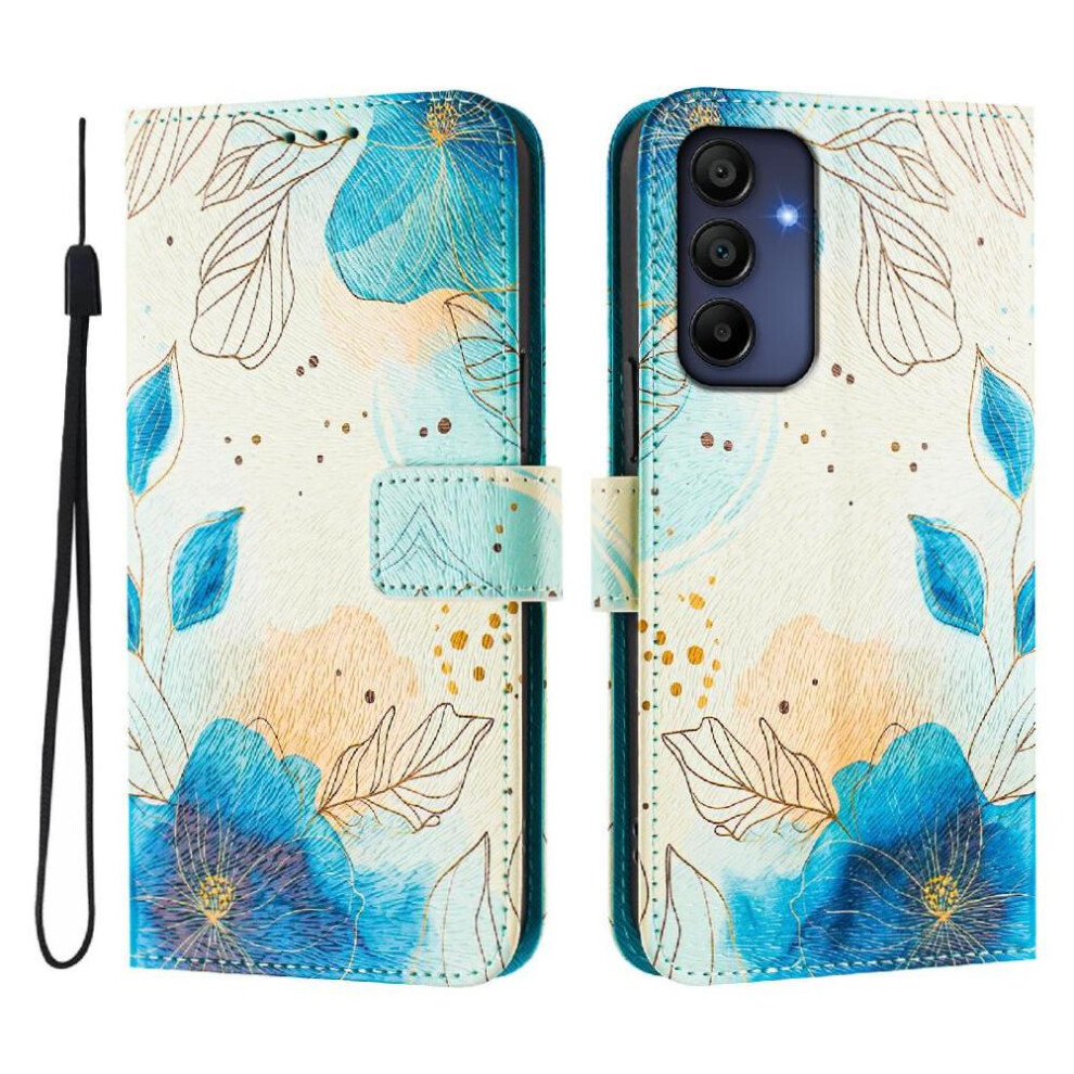 (C6) Case For Samsung Galaxy A16 Wallet Pu Leather With Credit Slot Pattern Flip Cover 764544203166