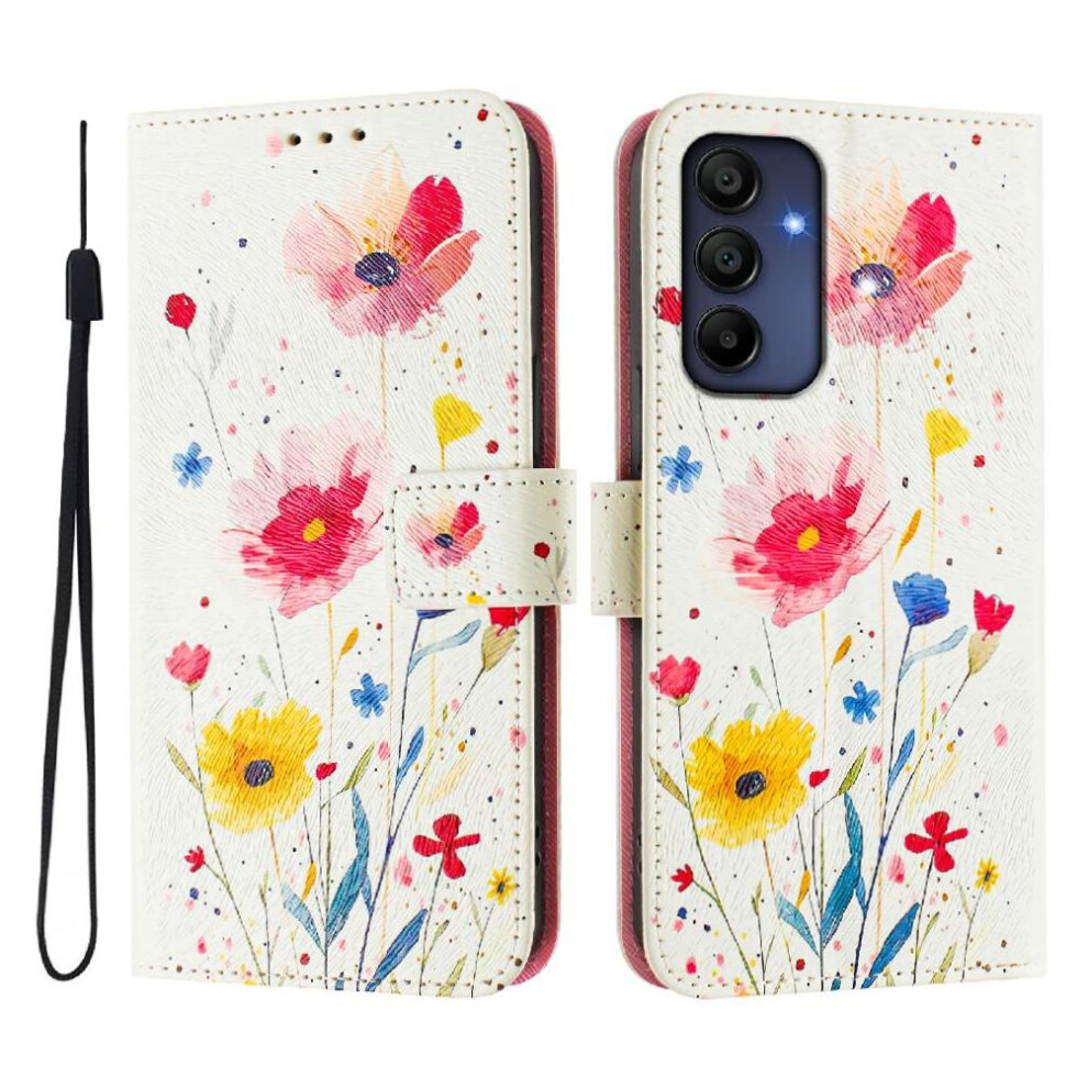 (C5 ) Case For Samsung Galaxy A16 Wallet Pu Leather With Credit Slot Pattern Flip Cover 764544203159