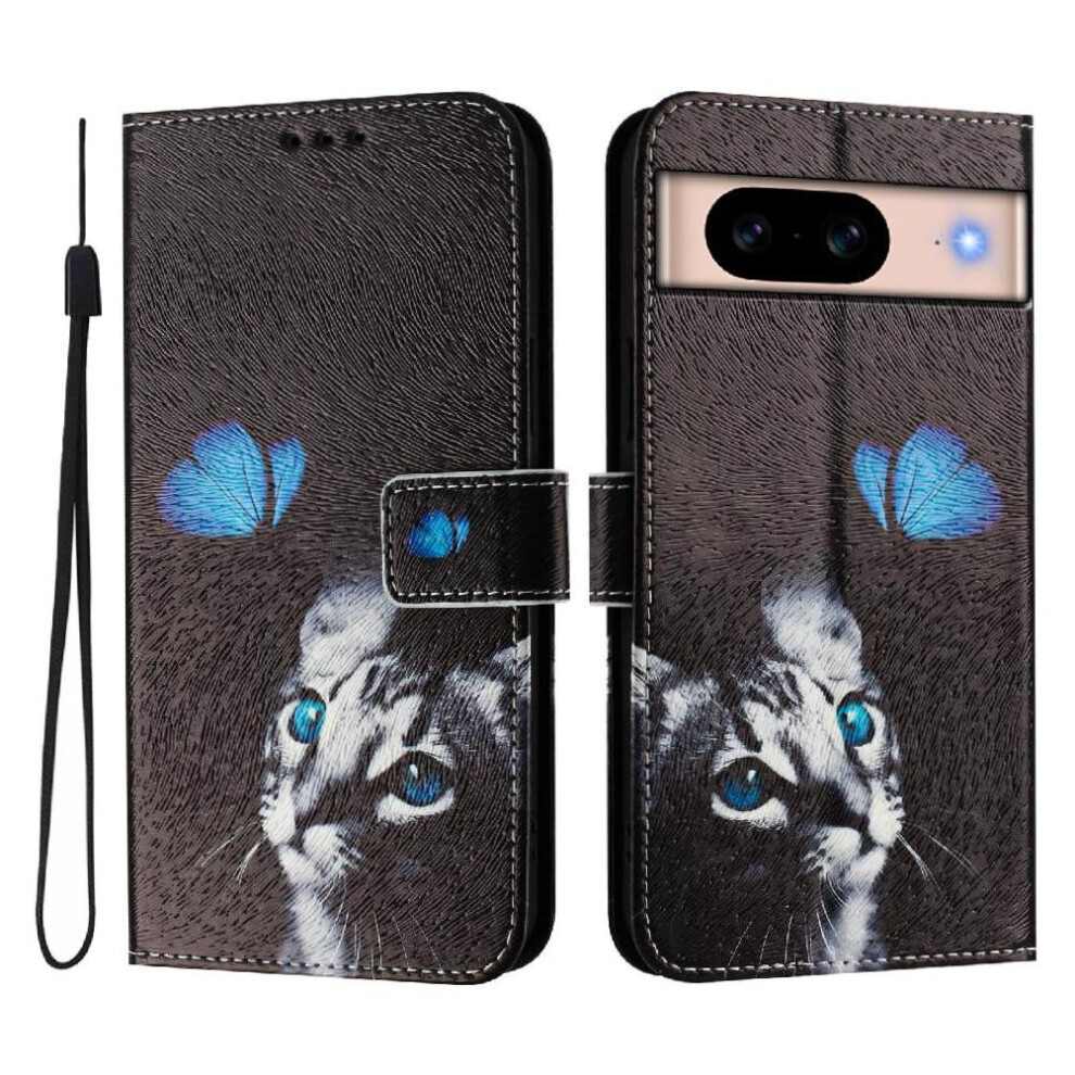 (Ohter) Case For Google Pixel 8A Flip Pu Leather Wallet Cover With Credit Slot Card Holder Pattern 764544203890