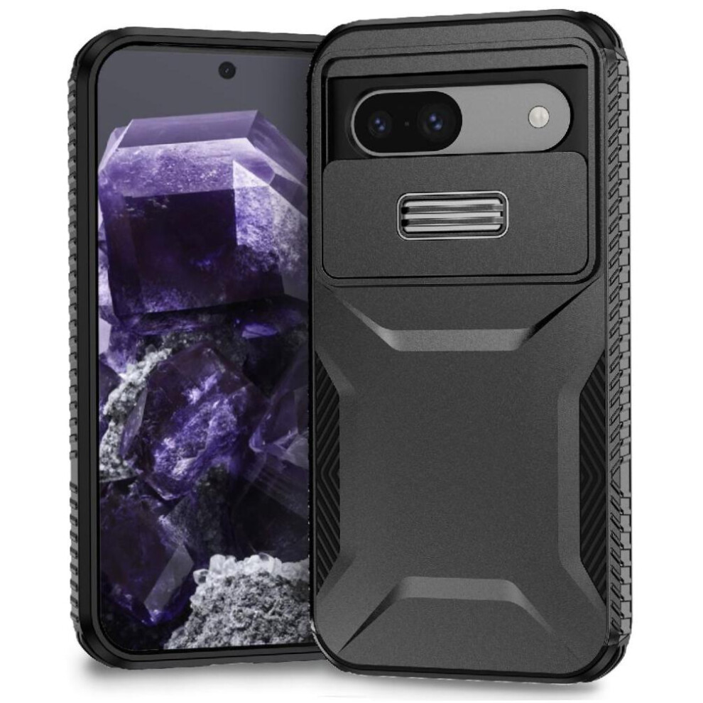 (Black) Case For Google Pixel 8A Lens Protection Lightweight Shockproof Black 764544205047