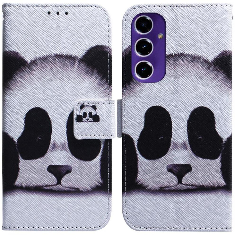 (C8 ) Flip Case For Samsung Galaxy A16 Wallet Pu Leather Card Slots Magnetic Closure Painted 764544207355