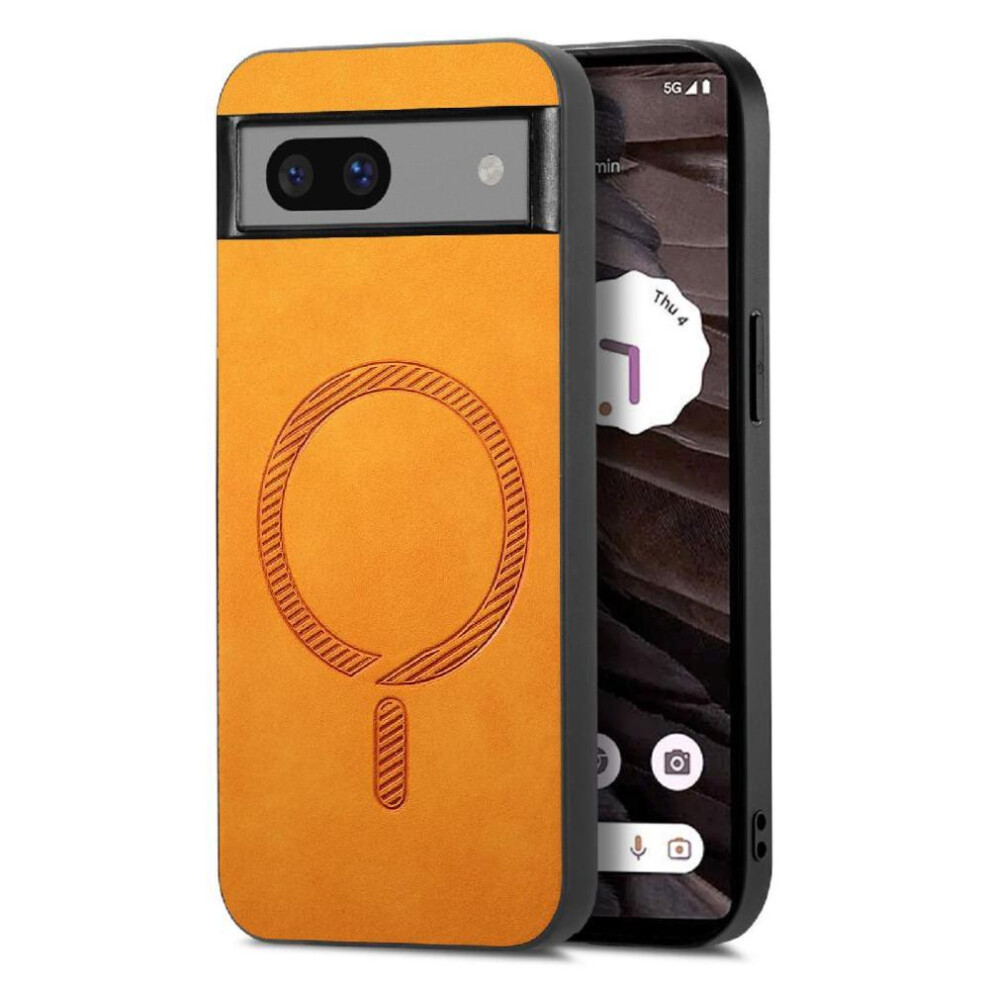 (Yellow) Case For Google Pixel 7A Lightweight Magsafe Car Mounts Slim Wireless Charging Yellow 764544208604