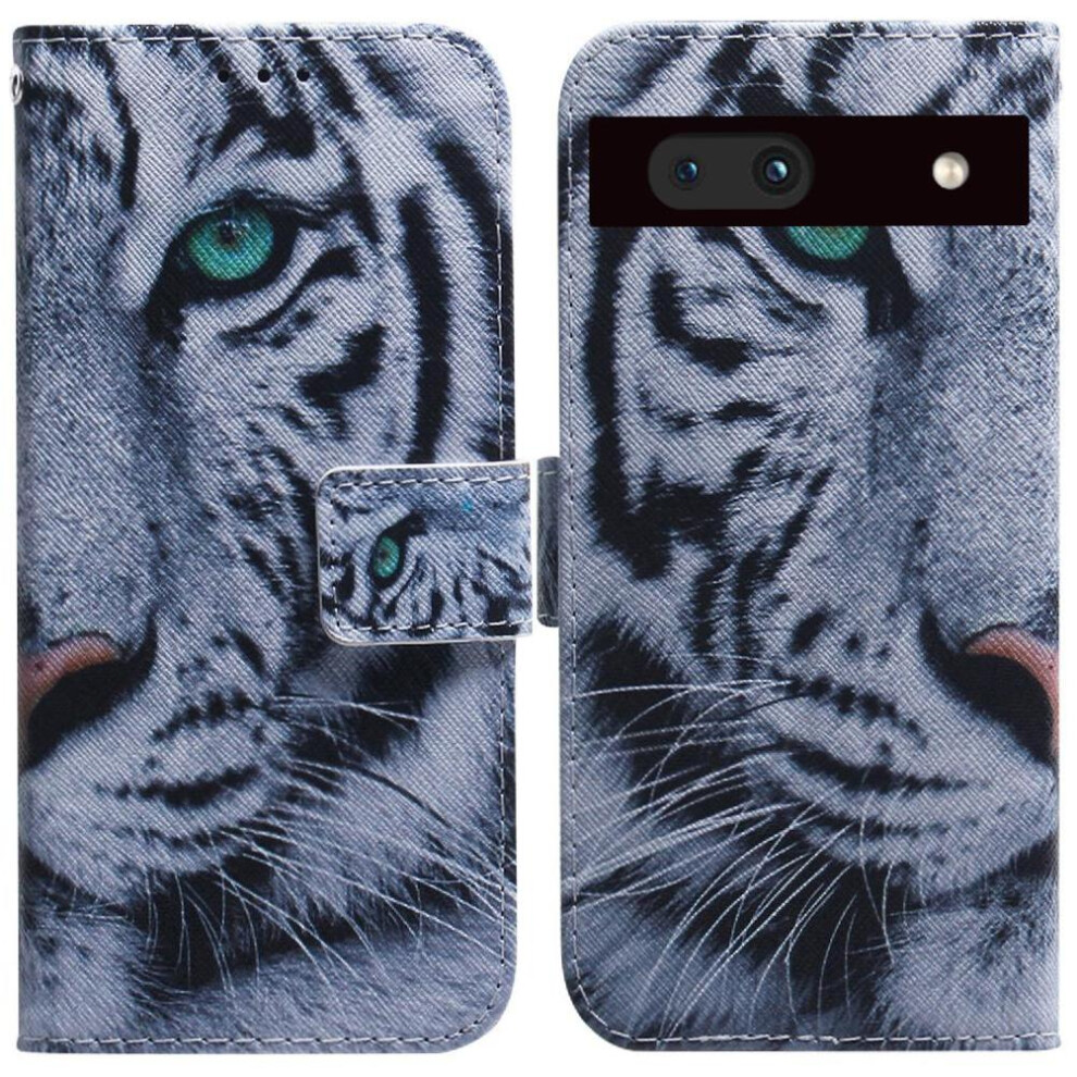 (C3 ) Flip Case For Google Pixel 7A Card Slots Pu Leather Painted Magnetic Closure Wallet 764544208321
