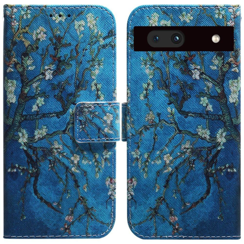 (Ohter) Flip Case For Google Pixel 7A Card Slots Pu Leather Painted Magnetic Closure Wallet 764544208338