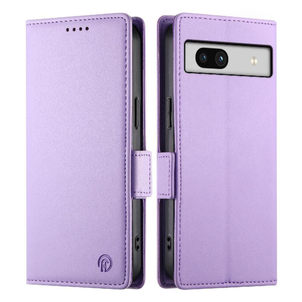 (Purple) Flip Case For Google Pixel 7A Daily Use Business Flip Wallet Card Slots Purple 764544208741