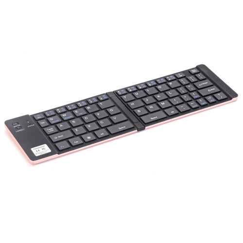 Mini Portable Wireless Keyboard 66 Keys Folding with Stand for Phone/Tablet/Laptop 2