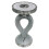 Silver Pears Mirrored Side Table 10