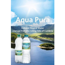Aqua Pura 5 Litre Still Natural Mineral Water, 5L, Pack of 3