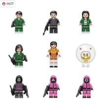 8-Piece Mini Figure Building Blocks Toys - Non-Toxic ABS, 4.5cm, Compatible with Major Bricks, Collectible DIY Figures