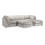 Furniture 786 (Full Back) Alaska U-Shaped Sofa Reversible Footstool Truffle 3