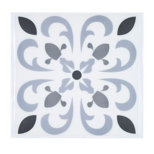 Living And Home 10Pcs Floral Pattern Self Adhesive PVC Flooring 20*20cm 2