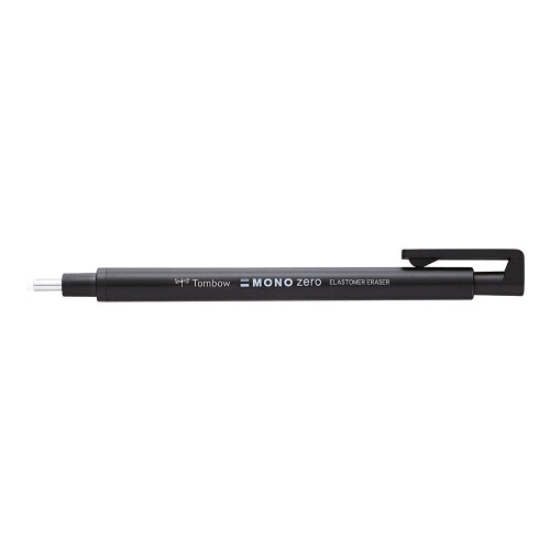 Tombow Borracha Mono, Zero Redonda, 23mm, Preta