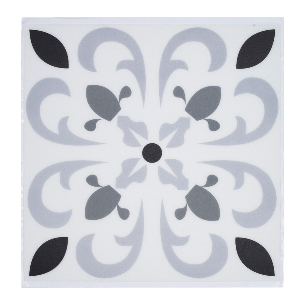 10Pcs Floral Pattern Self Adhesive PVC Flooring 30*30cm