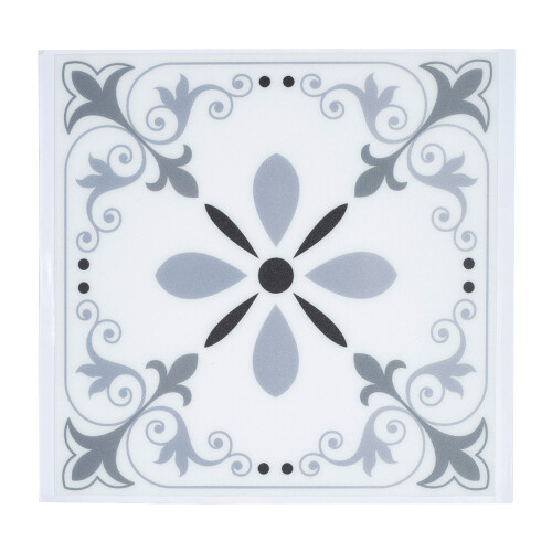 Living And Home 10Pcs Square Self Adhesive PVC Flooring, 20*20cm