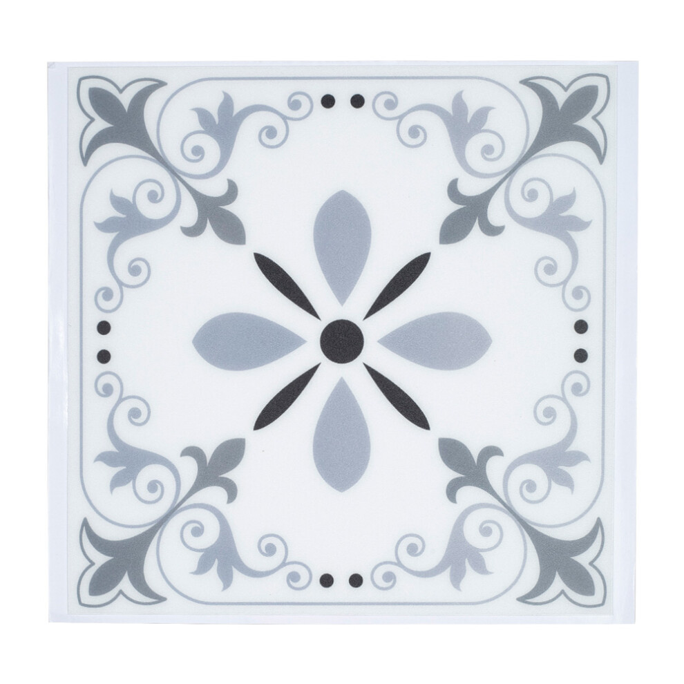 10Pcs Square Self Adhesive PVC Flooring, 20*20cm