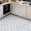 Living And Home 10Pcs Square Self Adhesive PVC Flooring, 20*20cm 3