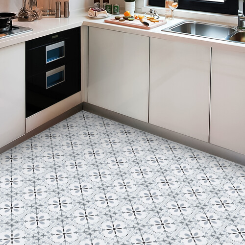 Living And Home 10Pcs Square Self Adhesive PVC Flooring, 20*20cm 2