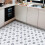 Living And Home 10Pcs Square Self Adhesive PVC Flooring, 20*20cm 2