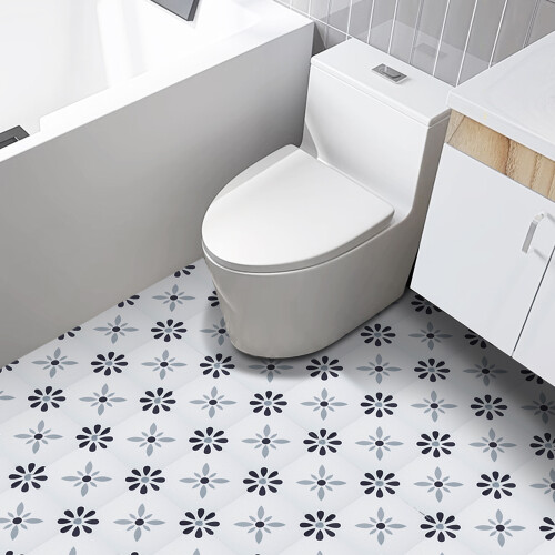 Living And Home 10Pcs Square Self Adhesive PVC Flooring, 20*20cm 2