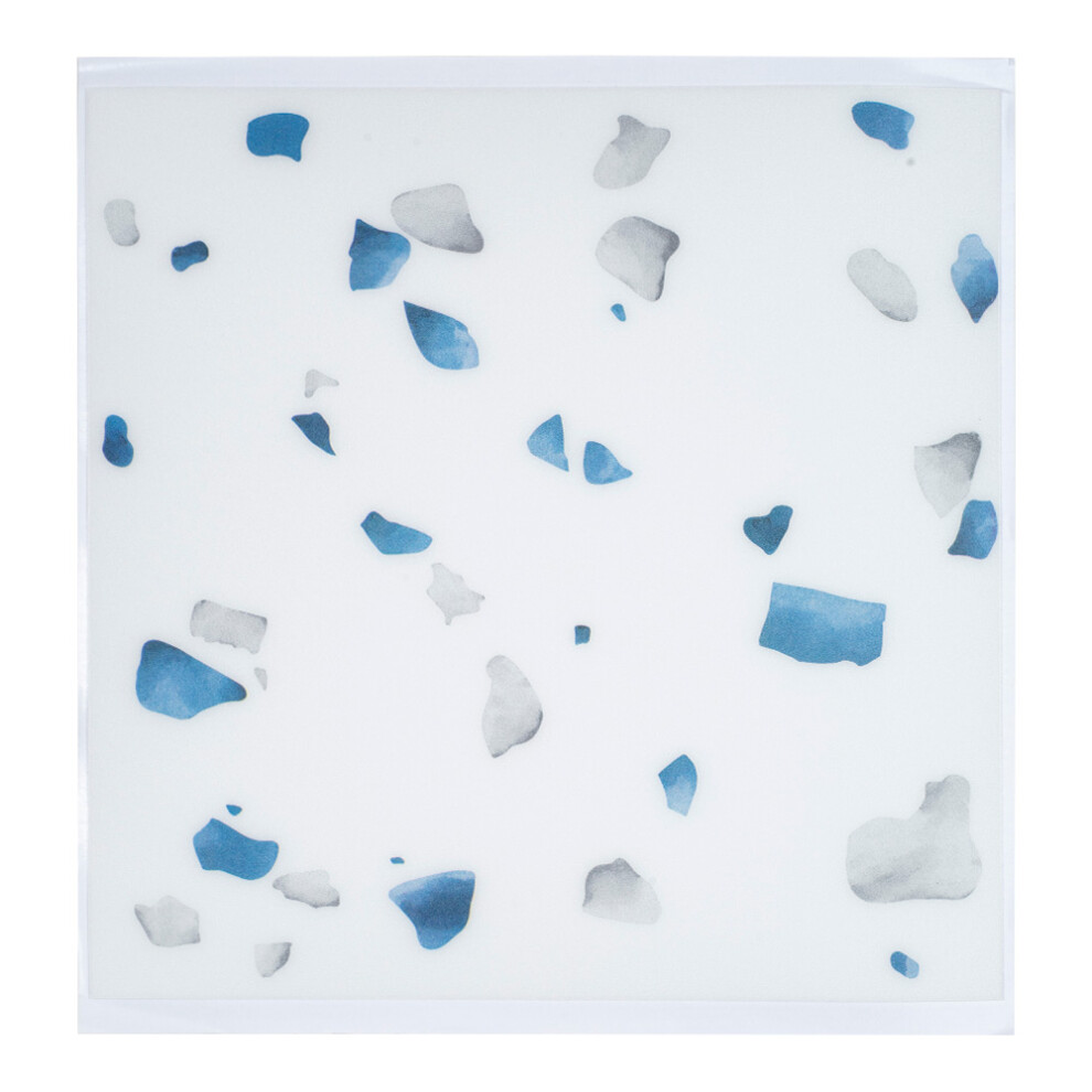 10Pcs Terrazzo Pattern Self Adhesive PVC Flooring, 20*20cm
