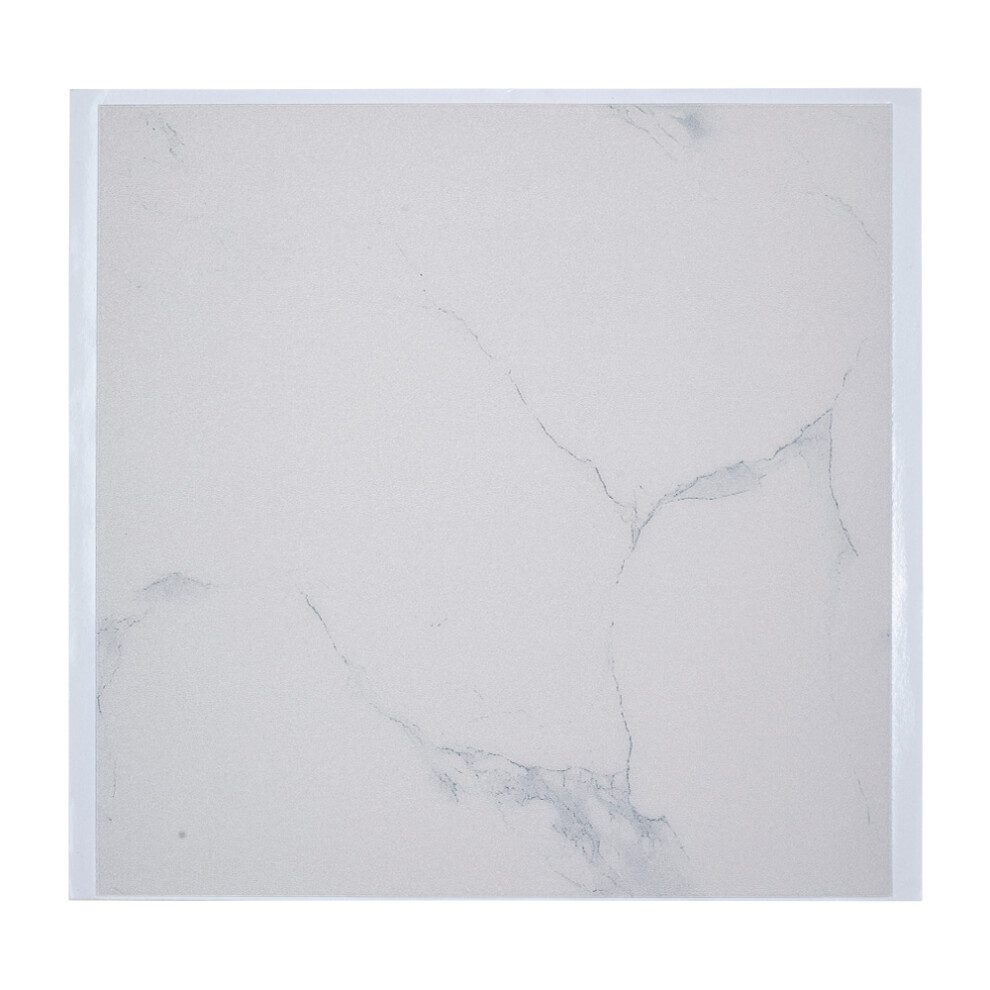 10Pcs Marble Texture Self Adhesive PVC Flooring, 20*20cm