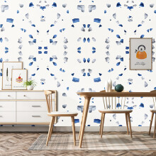 10Pcs Terrazzo Pattern Self Adhesive PVC Flooring Wall Tiles, 30*30cm