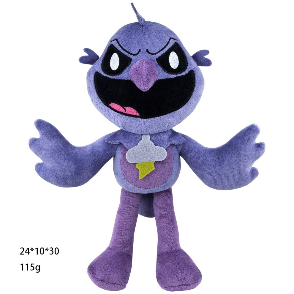 Bonxaif ( Crow) Nightmare Critters Game Periphery Plush Toy Stuffed Doll Decoration Kids Gift Purple