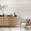 Living And Home 15PCS Self-Adhesive 3D Wall Panels Wallpaper with Brick Effect, White 2