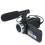 Vlog Camcorder Digital Video YouTube Vlogging Camera Recorder Microphone Lens 2
