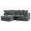 Snugg Furniture (Left Hand Corner, Grey) Chelsea Corner Sofa -Grey-Beige 1