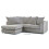 Snugg Furniture (Left Hand Corner, Beige) Chelsea Corner Sofa -Grey-Beige 1