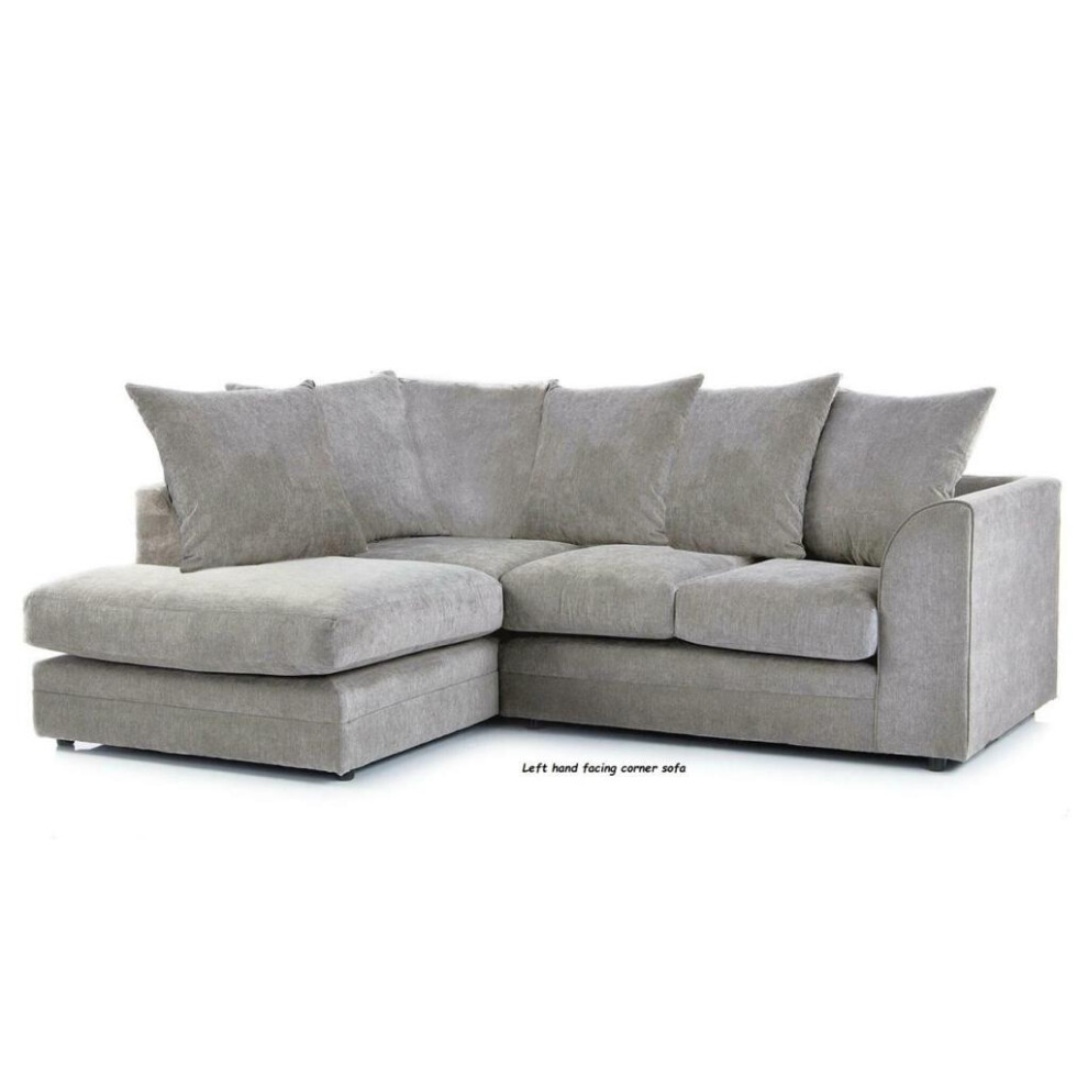 (Left Hand Corner, Beige) Chelsea Corner Sofa -Grey-Beige