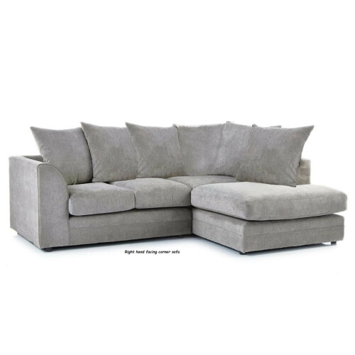 Snugg Furniture (Right Hand Corner, Beige) Chelsea Corner Sofa -Grey-Beige