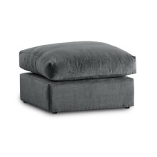 (Footstool, Grey) Chelsea Corner Sofa -Grey-Beige