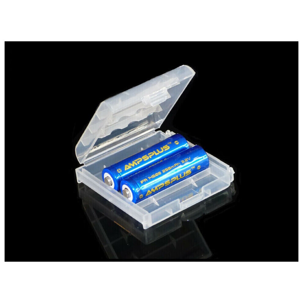 2x 14500 3.2V 250mAh Rechargeable Battery Solar Light