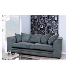 (3 Seater, Grey) Chelsea 3 Seater and 2 Seater Sofa Grey-Beige