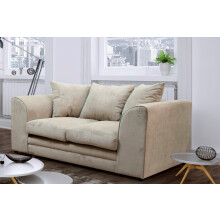 (2 Seater, Beige) Chelsea 3 Seater and 2 Seater Sofa Grey-Beige