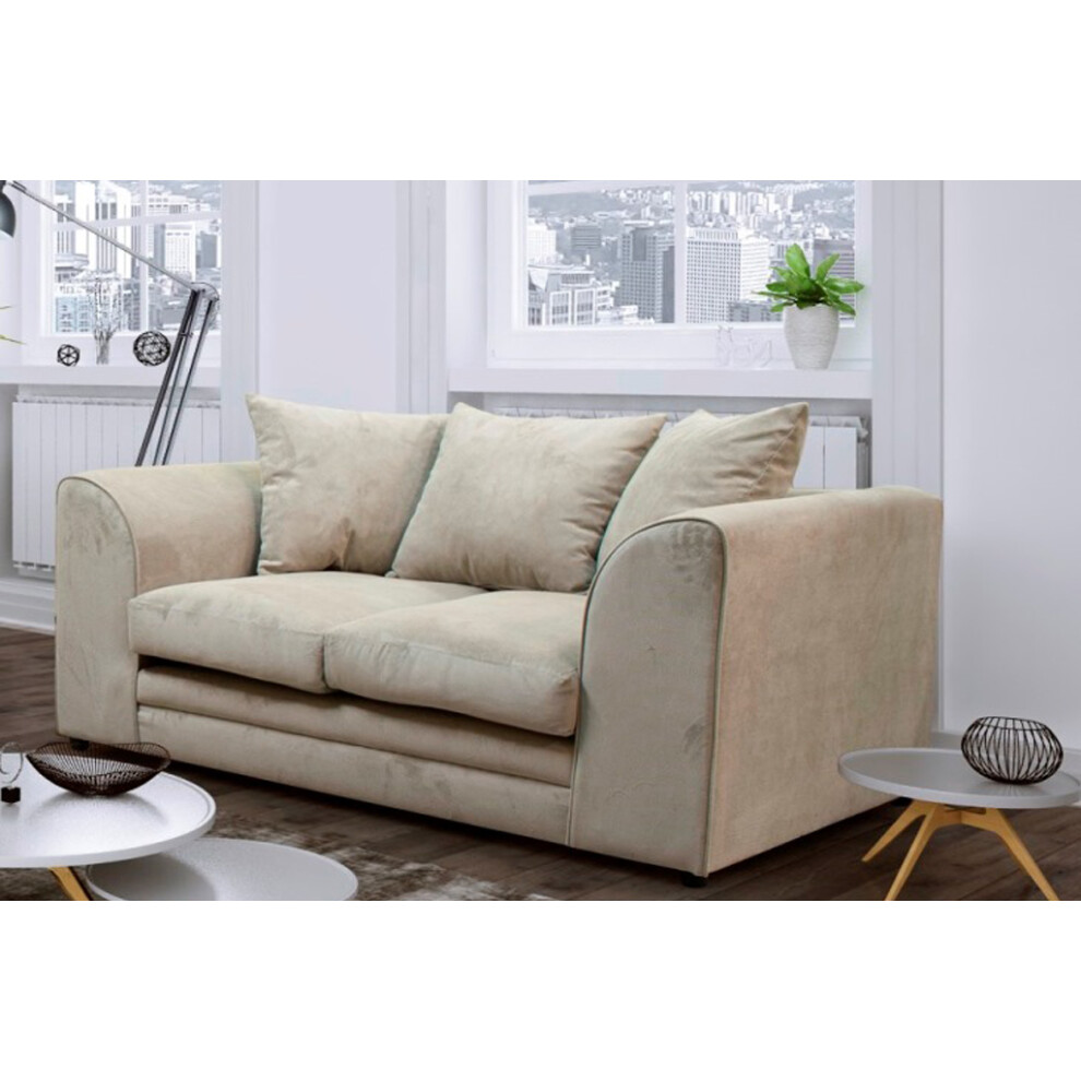 Snugg Furniture (2 Seater, Beige) Chelsea 3 Seater And 2 Seater Sofa Grey-Beige Not,Specified