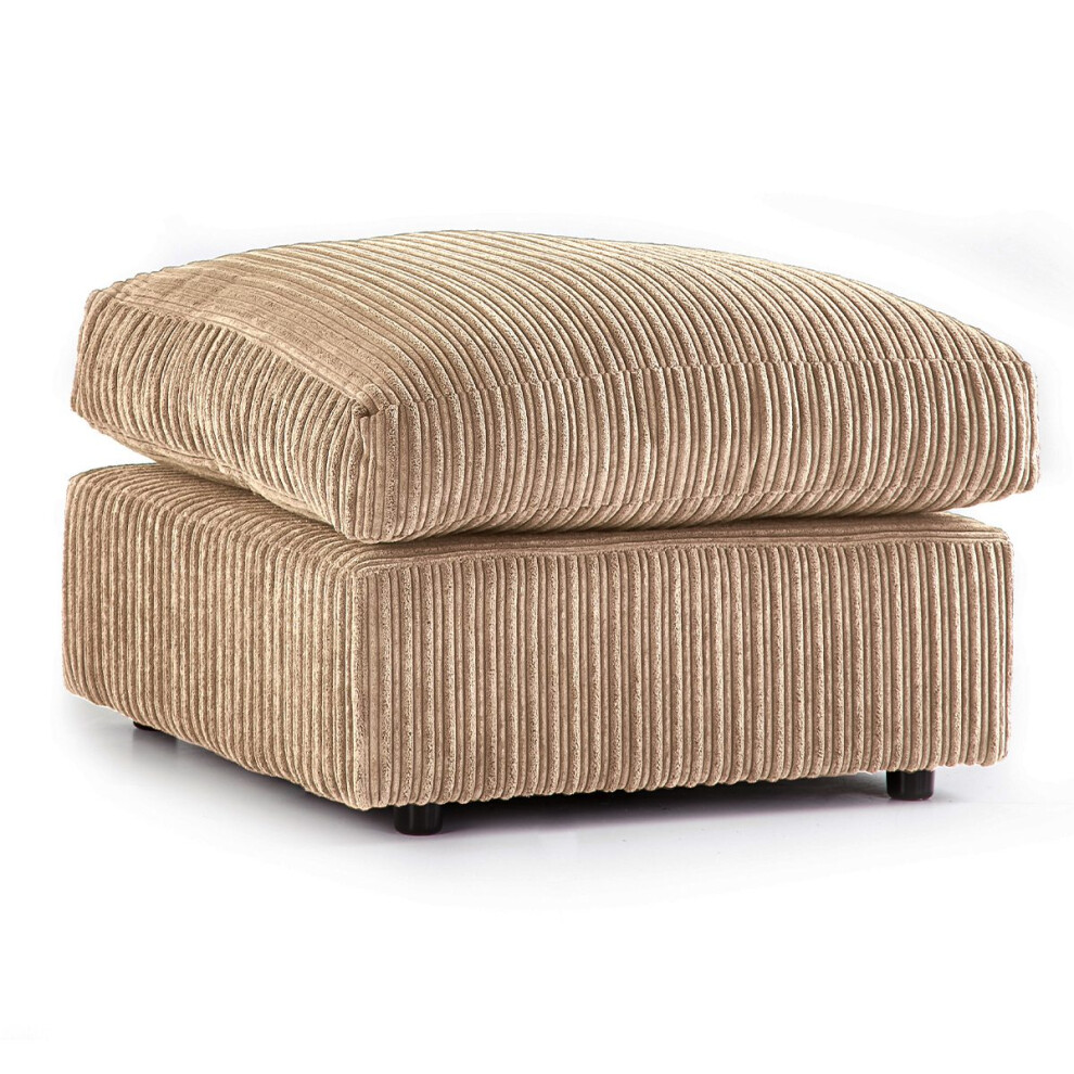 Snugg Furniture (Coffee) Milo Jumbo Cord Footstool/ Pouffe Not,Specified