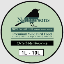 Dried Mealworms Premium Wild Bird Food Garden Treats 1L