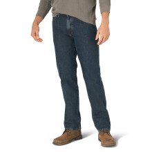Jean classique 5 poches Wrangler Authentics pour homme, coupe classique, en coton, coupe Storm, 35 l x 34 L